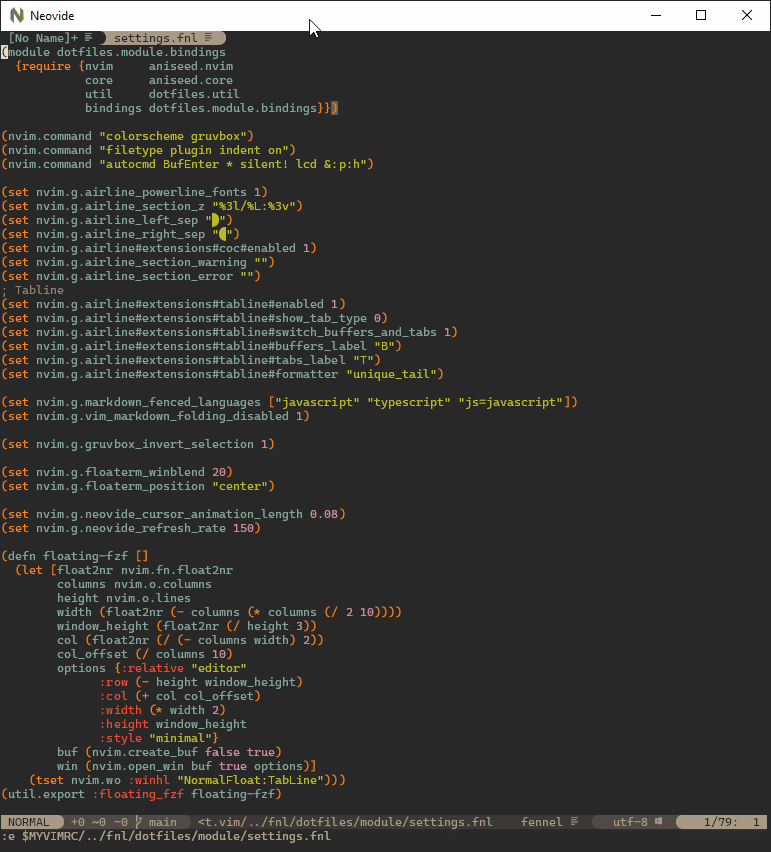 neovide smooth scrolling