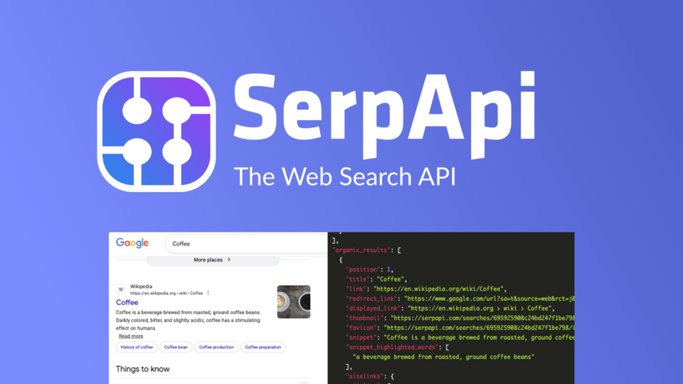 SerpApi: Scrape search engine results with a simple API