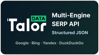 Multi-Engine SERP API. Free trial, no credit card.